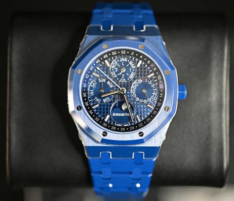 audemars piguet blue watch price|Audemars Piguet watch price list.